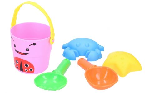 Sada do piesku 5ks - žltá