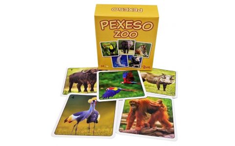 Pexeso ZOO v krabičke 32 dvojíc
