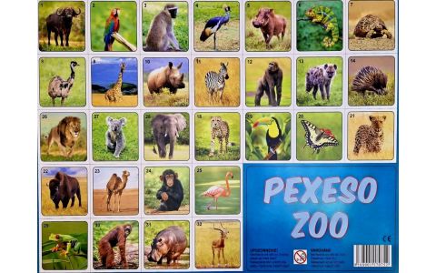 Pexeso Zoo 32 dvojic