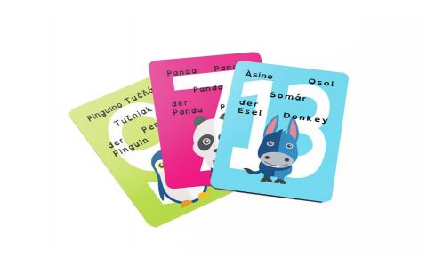 Karty vedomostné 5-jazyčné