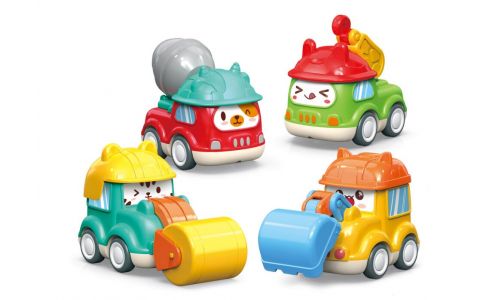 Auto stavebné na zotrvačník 8cm - náhodné