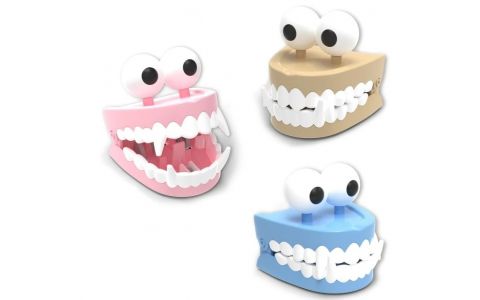 Zuby strašidelné naťahovacie 7cm - náhodná