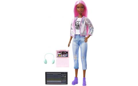 Mattel Barbie Hudobná producentka - Ružové