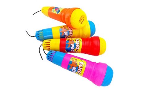 Detský mikrofón 24cm - žltá