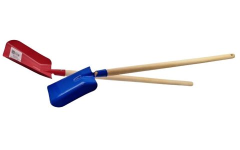 Kovová lopatka s drevenou rúčkou 89cm - modrá