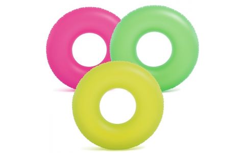 Intex 59262 Koleso Neón 91cm - žltá