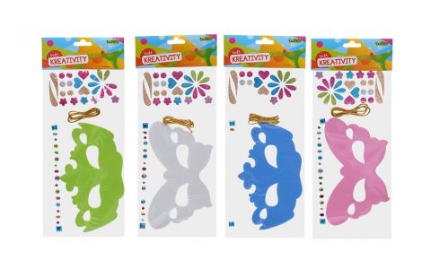 Kreatívny set maska ​14x36 cm - zelená