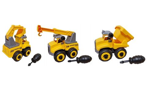 Stavebné autá skrutkovacie 14,5cm - vyklápač