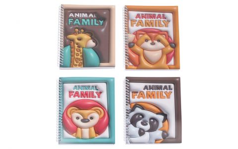 Notes zvieratká 14,5x21cm 60listov - náhodné