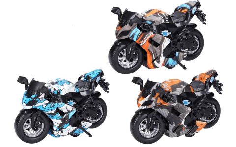 Motorka na spätné natiahnutie 16cm - náhodná