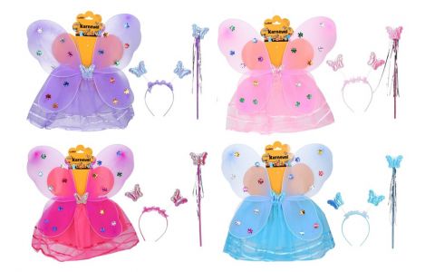 Set karneval víla rôzne farby - náhodná