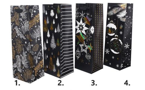 Darčeková vianočná taška 35x12x10cm - náhodný