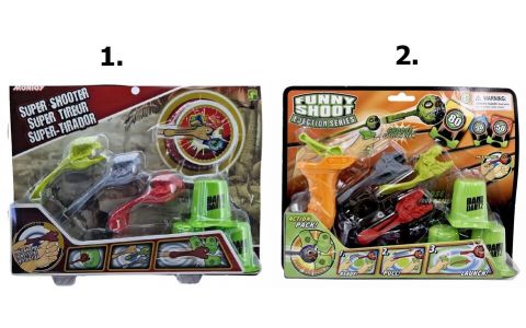 Hra vystreľovacia s terčom 6ks - náhodný