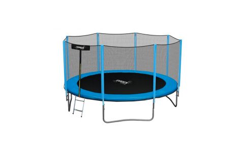 GardenLine Záhradná trampolína s ochranou sieťou a rebríkom – 366 cm