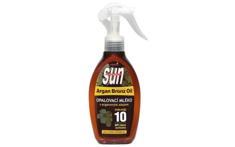 SUN Argan oil opaľovacie MLIEKO SPF 10 s arganovým olejom