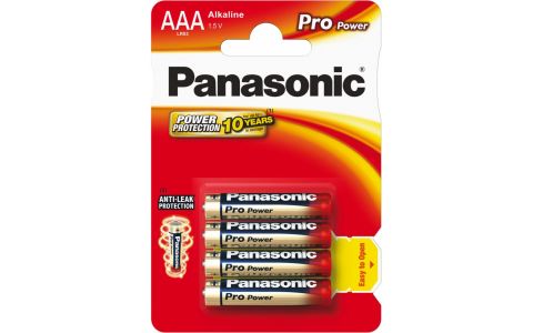 Batéria PANASONIC Pro Power alkalické batérie LR03 AAA 