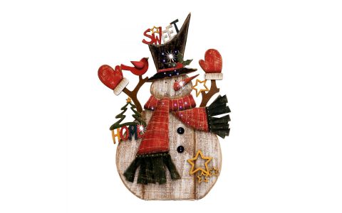 Somogyi Snehuliak dekorácia na stôl s optickými vláknami