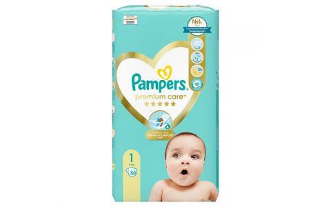 Pampers Premium detské plienky veľkosť 1 50 ks 2-5 kg Pampers Premium detské plienky veľkosť 1 50 ks 2-5 kg