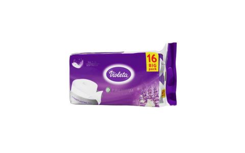 Toaletný papier Violeta Premium- 3-vrstvový 16 kotúčov
