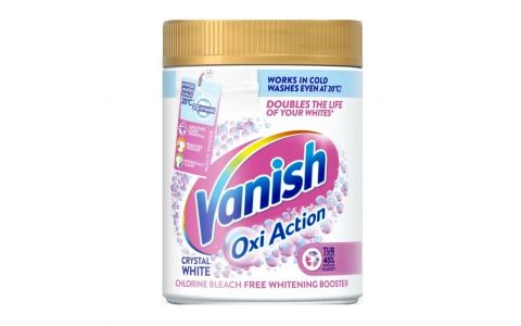 Vanish Oxi Action White odstraňovač skvrn prášek 470 g