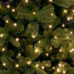 Zväzok micro LED svietiacich reťazcov, teplá biela, zelený kábel, IP44, dimmer ML 250G/WW