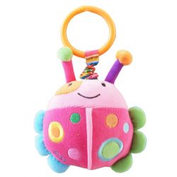 Detská plyšová hračka s vibráciou Baby Mix lienka 