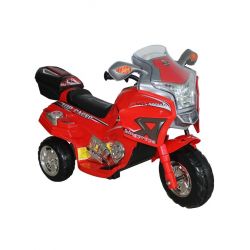 Detská elektrická motorka Baby Mix POLICE červená 
