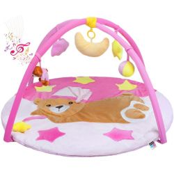 Hracia deka s melódiou PlayTo spaci medvedík ružová 