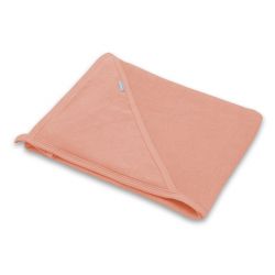 Detská luxusná froté osuška s kapucňou New Baby Comfortably 80x80 pink 