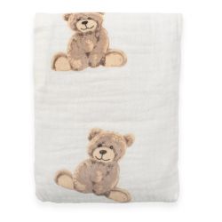 Mušelín Hrejúci a chladiaci vankúšik Termofor s višňovými peckami New Baby STANDARD bear 