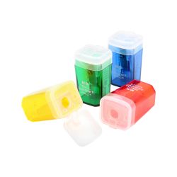 Strúhadlo plastové m&g so zásobníkom mini, mix farieb