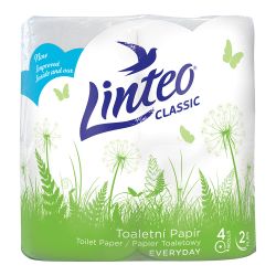 Toaletný papier linteo classic 4 ks (2-vrstvový, 15m)