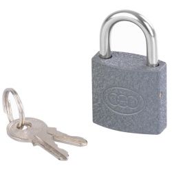 Zámok Xlocker GrayXT 025 mm, visiaci, šedý