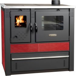 Sporák Pro PANONIA, červený, pravý vývod