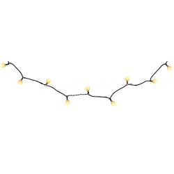 Reťaz MagicHome Vianoce Cherry Balls, 100x LED teplá biela, IP44, 8 funkcií, osvetlenie, L-9,90 m