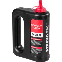 Púder Strend Pro Premium 1400 g, murársky značkovací prášok, červený