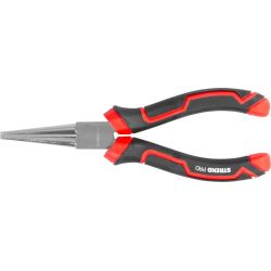 Kliešte Strend Pro Premium ComfortGrip DL415, 160 mm, s okrúhlymi čeľusťami, rovné, na poistné krúžky