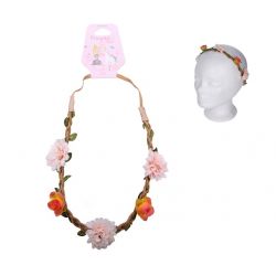 Čelenka veniec s kvetinkami 1ks