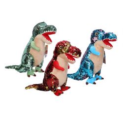 Plyšový dinosaurus 30cm - modrá