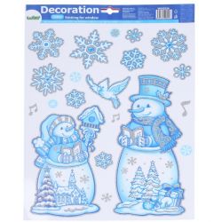 Vianočná nálepka na okno 29x41cm