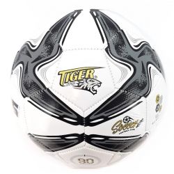 Futbalová lopta Tiger Soccer šedá size5