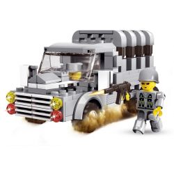 Stavebnica Alleblox Military Force 169 ks