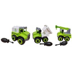 Dopravný prostriedok skrutkovací 14,5cm - smetiarske auto