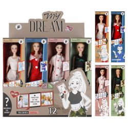 Bábika v rovnošate 29cm - kuchárka