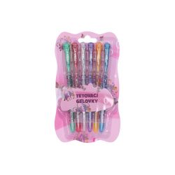 Gélové perá - tetovacie 6 ks