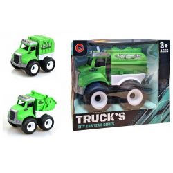 Auto upratovacie s efektmi 16,5cm - smetiarske auto