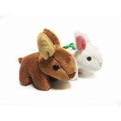 Králik plyšový-kľúčenka - náhodná