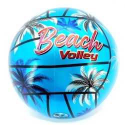 Volejbalová plážová lopta Beach Volley 3farby 21cm - červená