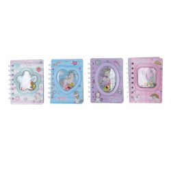 Notes s glitrom Jednorožec 60strán 11,5x8cm - modrá Notes s glitrom Jednorožec 60strán 11,5x8cm - modrá