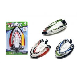 Čln nafukovací 19cm na natiahnutie - modrá